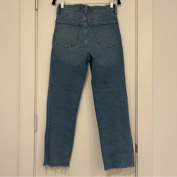 J Crew Stovepipe Straight Leg High Waist Jeans - Picture 6 of 9